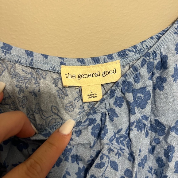 Blue Floral Top - Picture 2 of 2